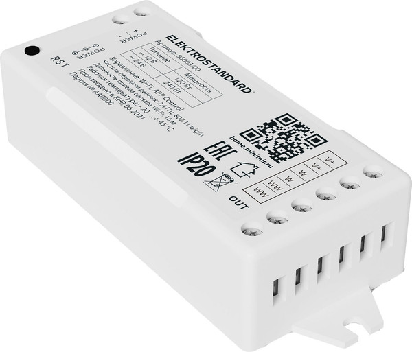 Изображение товара Контроллер для светодиодной ленты Elektrostandard 12/24V 95003/00 (белый)