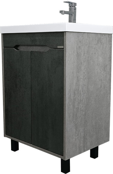 Изображение товара Тумба под умывальник Домино Classica 60 Loft без ящика DL5606T (бетон)