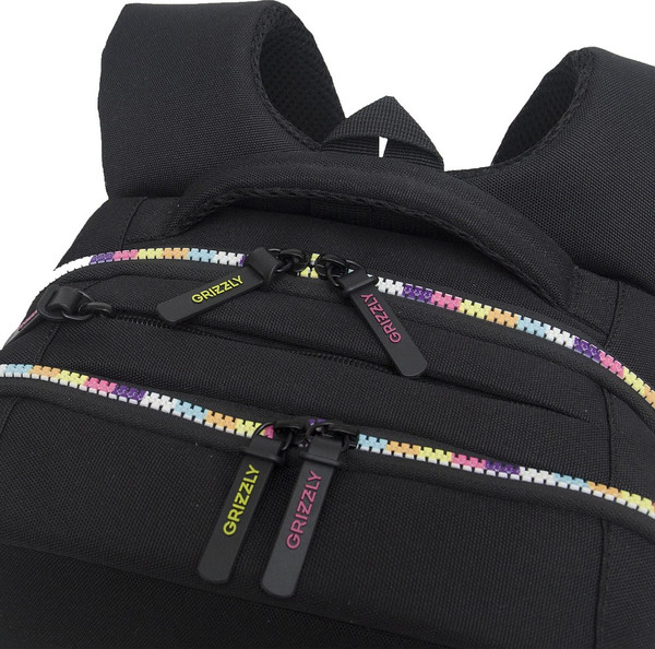 Изображение товара Школьный рюкзак Grizzly RG-566-7 (черный)