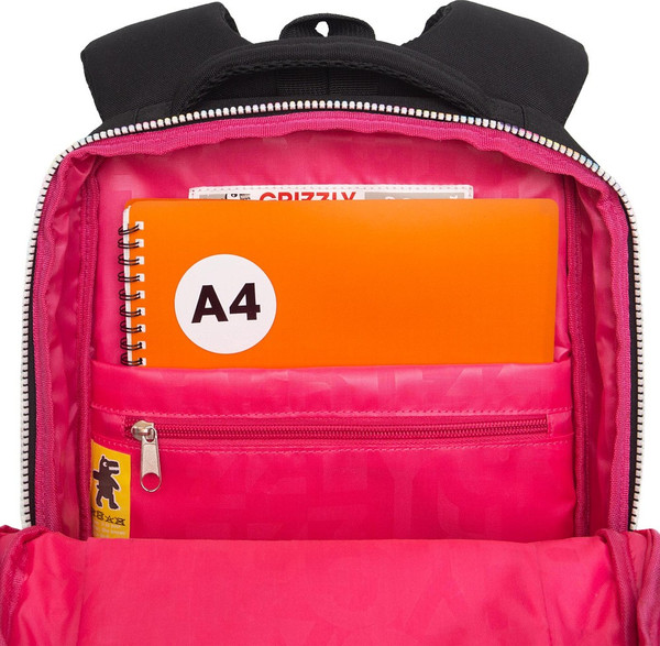 Изображение товара Школьный рюкзак Grizzly RG-566-7 (черный)