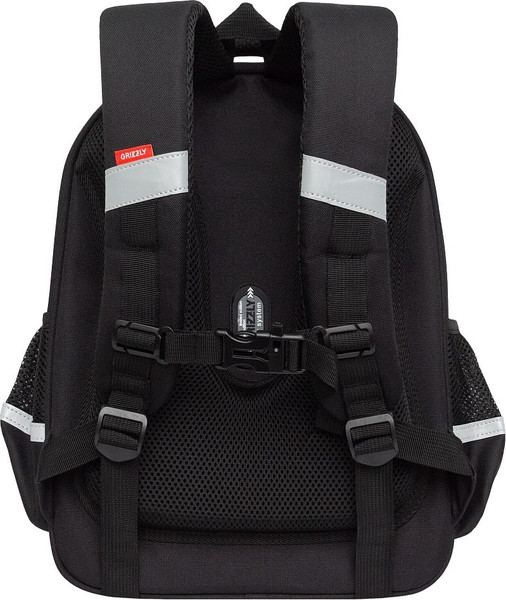 Изображение товара Школьный рюкзак Grizzly RAz-587-6 (черный/серый)