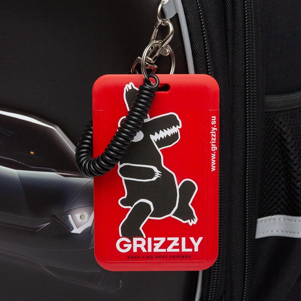 Изображение товара Школьный рюкзак Grizzly RAz-587-7 (черный)