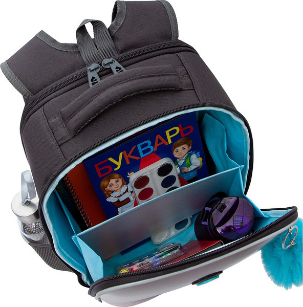 Изображение товара Школьный рюкзак Grizzly RAw-594-11 (серый)