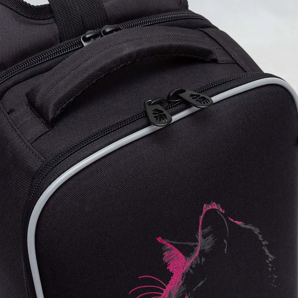 Изображение товара Школьный рюкзак Grizzly RAw-594-4 (черный/розовый)