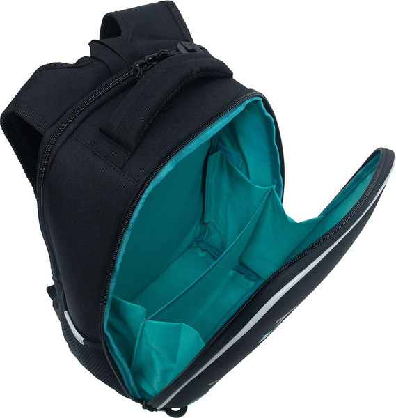 Изображение товара Школьный рюкзак Grizzly RAw-595-1 (черный/бирюзовый)