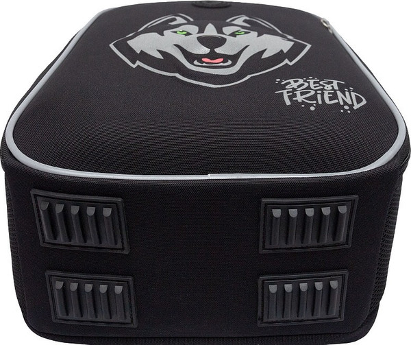 Изображение товара Школьный рюкзак Grizzly RAw-595-10 (черный/серый)