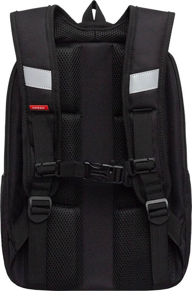 Изображение товара Школьный рюкзак Grizzly RAw-595-10 (черный/серый)