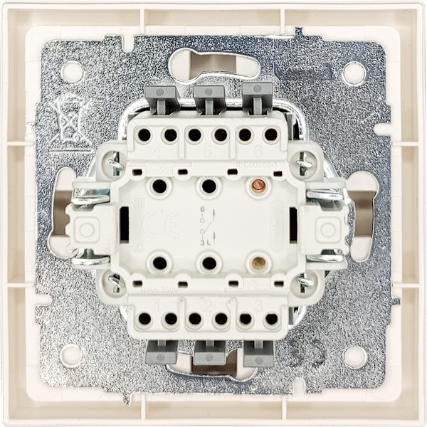 Изображение товара Выключатель Lezard Zima 704-9088-111QC (слоновая кость)