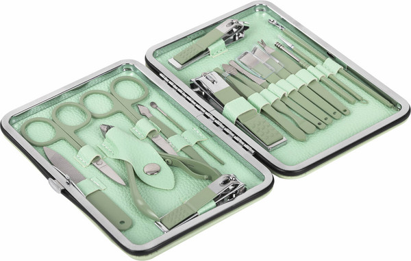 Изображение товара Набор для маникюра WBZ 18 в 1 / 609489 (зеленый)