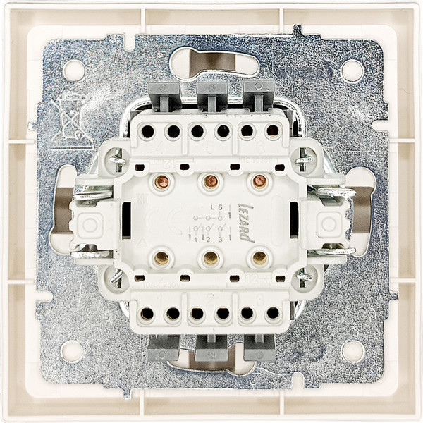 Изображение товара Выключатель Lezard Zima 704-9088-109QC (слоновая кость)