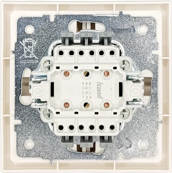 Изображение товара Выключатель Lezard Zima 704-9088-106QC (слоновая кость)