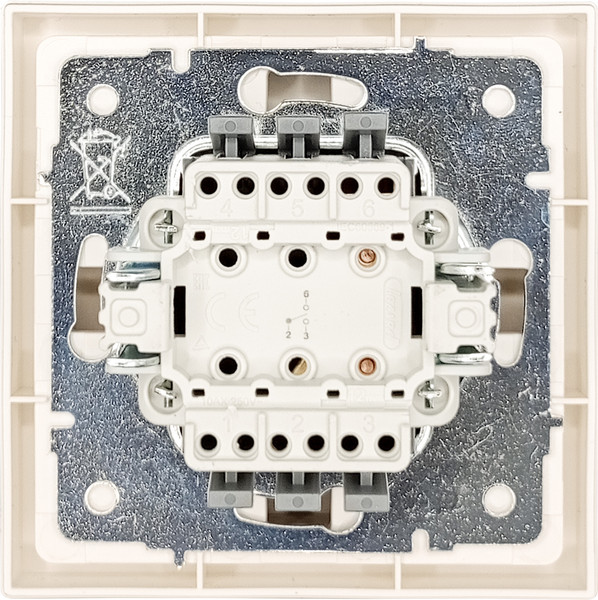 Изображение товара Выключатель Lezard Zima 704-9088-105QC (слоновая кость)