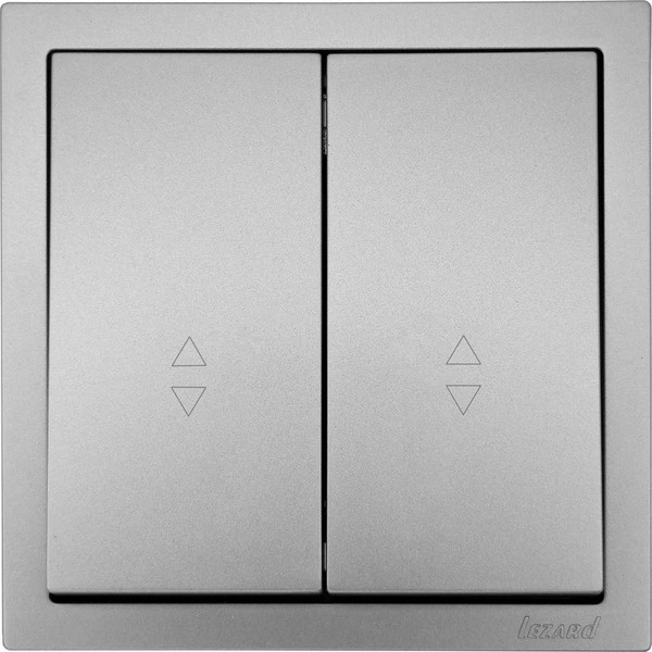Изображение товара Выключатель Lezard Zima 704-7488-106QC (серый матовый)