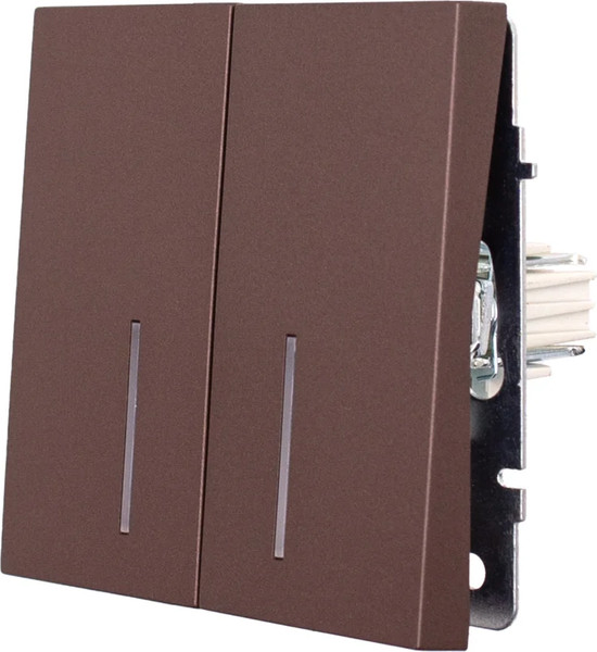 Изображение товара Выключатель Lezard Zima 704-7388-112QC (шоколад)