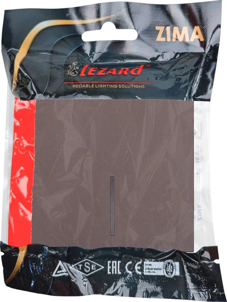 Изображение товара Выключатель Lezard Zima 704-7388-111QC (шоколад)