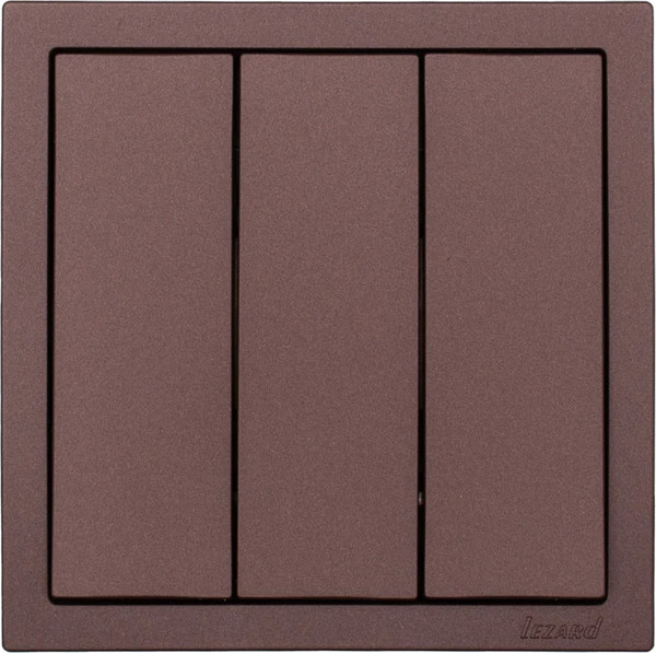 Изображение товара Выключатель Lezard Zima 704-7388-109QC (шоколад)