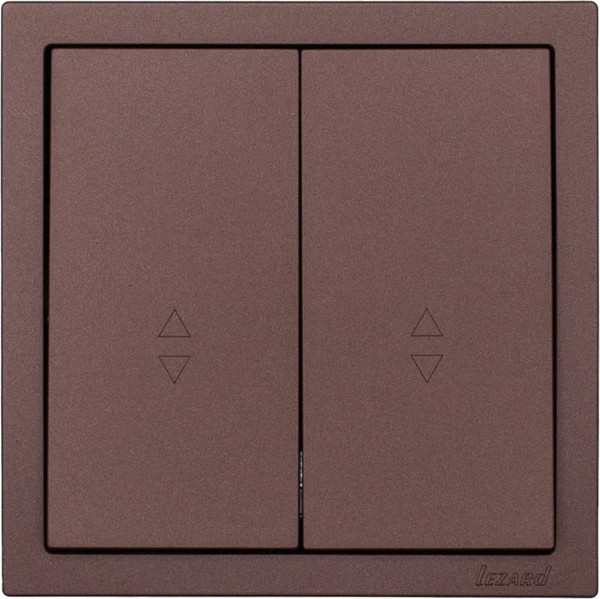 Изображение товара Выключатель Lezard Zima 704-7388-106QC (шоколад)