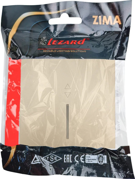 Изображение товара Выключатель Lezard Zima 704-3688-114QC (золото)