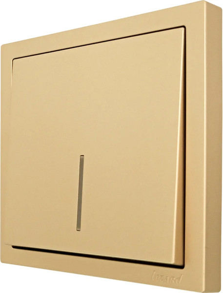 Изображение товара Выключатель Lezard Zima 704-3688-111QC (золото)