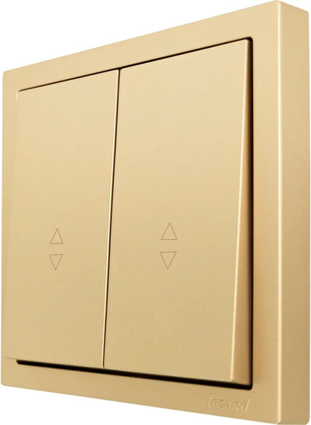 Изображение товара Выключатель Lezard Zima 704-3688-106QC (золото)