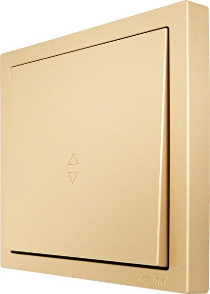 Изображение товара Выключатель Lezard Zima 704-3688-105QC (золото)