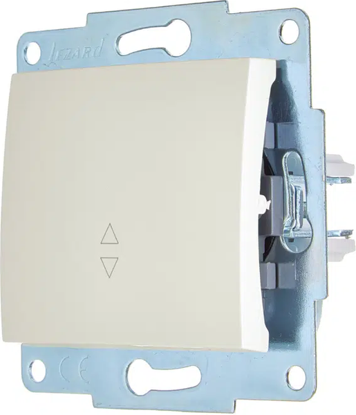 Изображение товара Выключатель Lezard Asti 7081-3030-114 (жемчужно-белый перламутр)