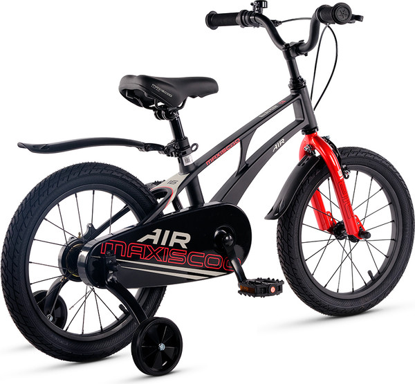 Изображение товара Детский велосипед Maxiscoo Air Стандарт Плюс 16 2025 / MSC-A1642 (обсидиан)