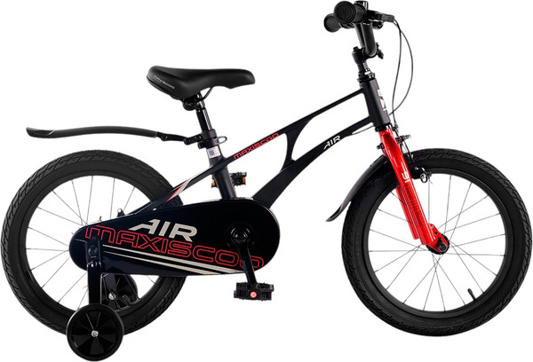 Изображение товара Детский велосипед Maxiscoo Air Стандарт Плюс 16 2025 / MSC-A1642 (обсидиан)