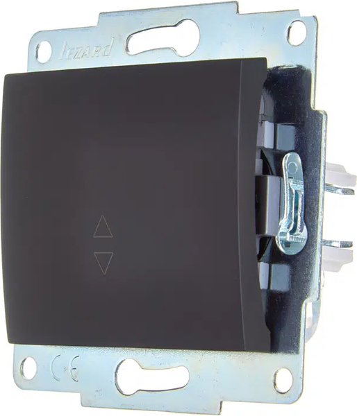 Изображение товара Выключатель Lezard Asti 7081-4242-114 (черный бархат)