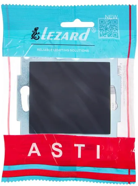 Изображение товара Выключатель Lezard Asti 7081-4288-100 (черный бархат)
