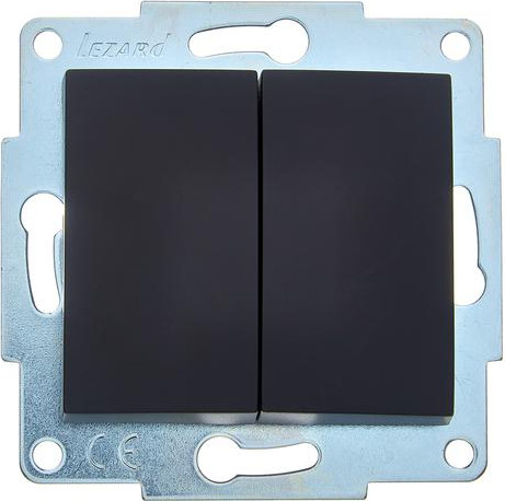 Изображение товара Выключатель Lezard Asti 7081-4288-101 (черный бархат)
