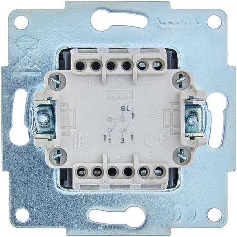 Изображение товара Выключатель Lezard Asti 7081-4288-101 (черный бархат)