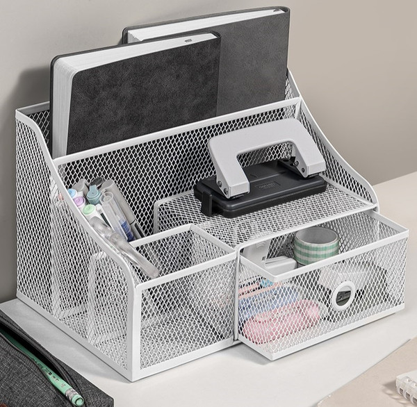 Изображение товара Органайзер настольный Deli PK150 (белый)