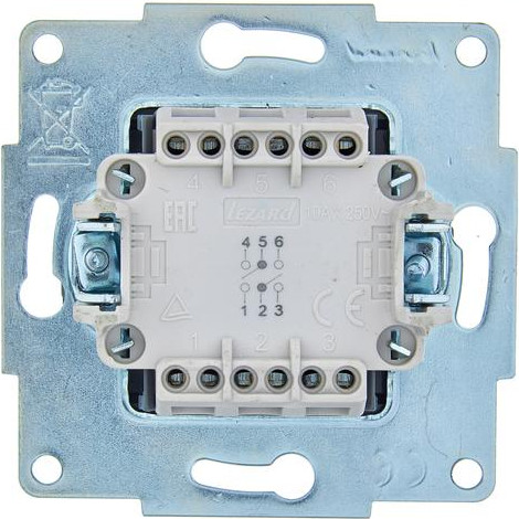 Изображение товара Выключатель Lezard Asti 7081-4288-106 (черный бархат)