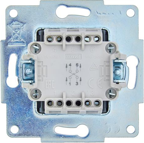 Изображение товара Выключатель Lezard Asti 7081-4288-107 (черный бархат)