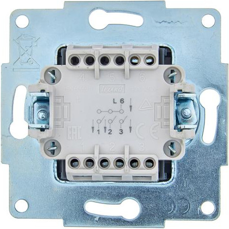 Изображение товара Выключатель Lezard Asti 7081-4288-109 (черный бархат)