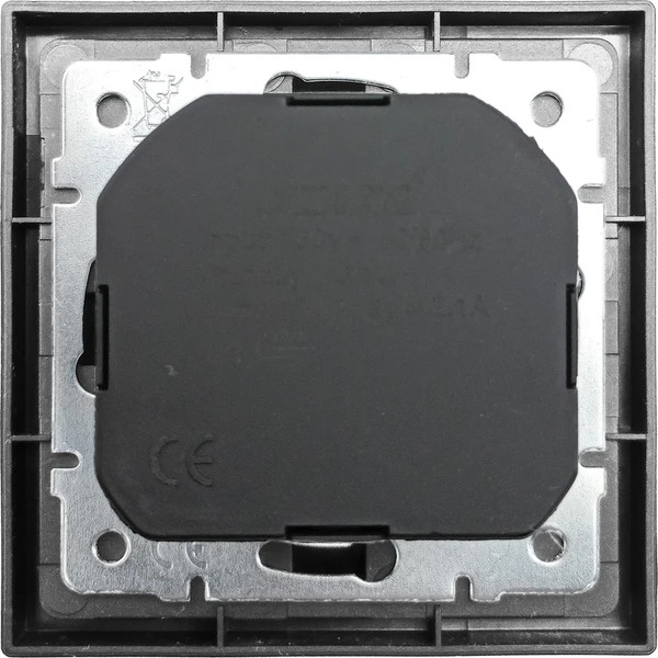 Изображение товара Розетка Lezard Zima 704-7488-181 (серый матовый)