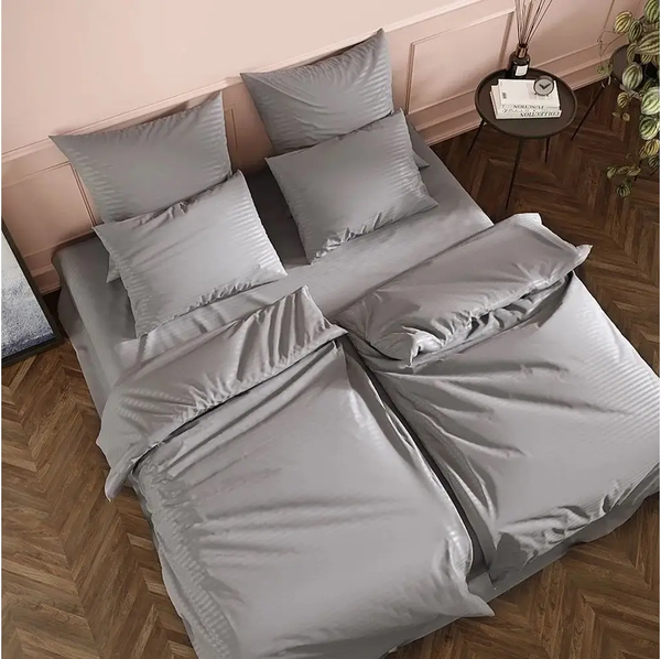 Изображение товара Комплект постельного белья АЭЛИТА Postel'no Мокко 1.5 (страйп-сатин)