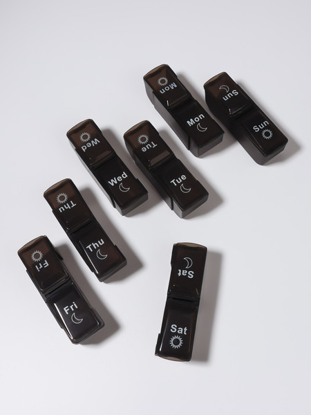 Изображение товара Таблетница Onlytop Неделька / 9412858 (черный)