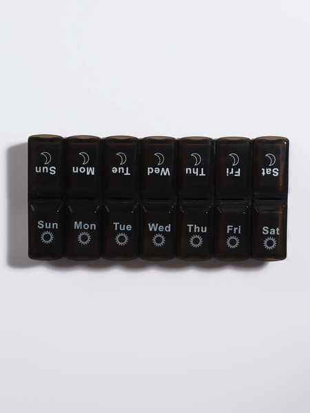 Изображение товара Таблетница Onlytop Неделька / 9412858 (черный)