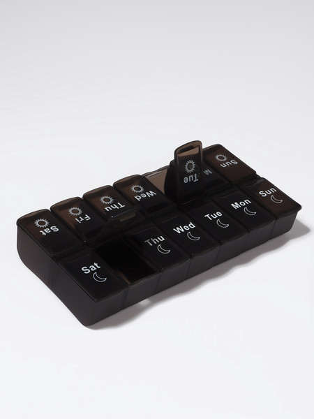 Изображение товара Таблетница Onlytop Неделька / 9412858 (черный)