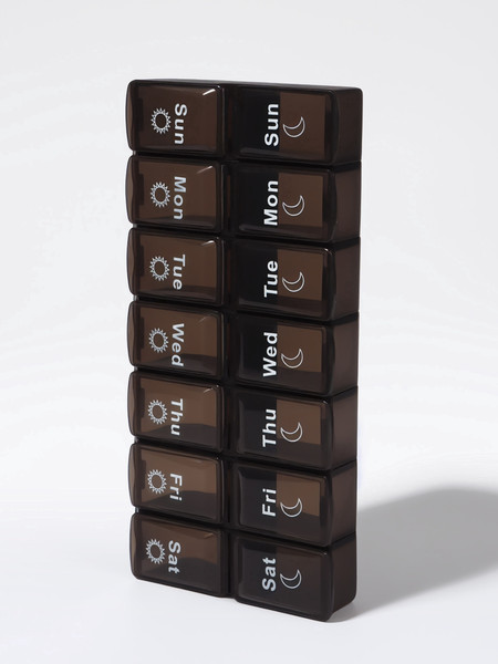 Изображение товара Таблетница Onlytop Неделька / 9412858 (черный)