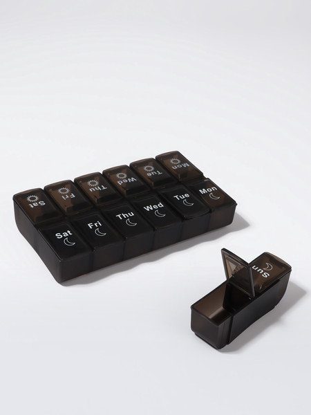 Изображение товара Таблетница Onlytop Неделька / 9412858 (черный)