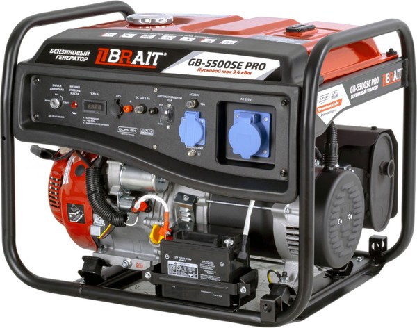 Изображение товара Бензиновый генератор Brait GB-5500SE PRO