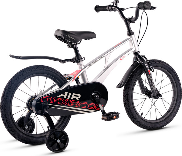 Изображение товара Детский велосипед Maxiscoo Air Стандарт Плюс 16 2025 / MSC-A1645 (серый жемчуг)