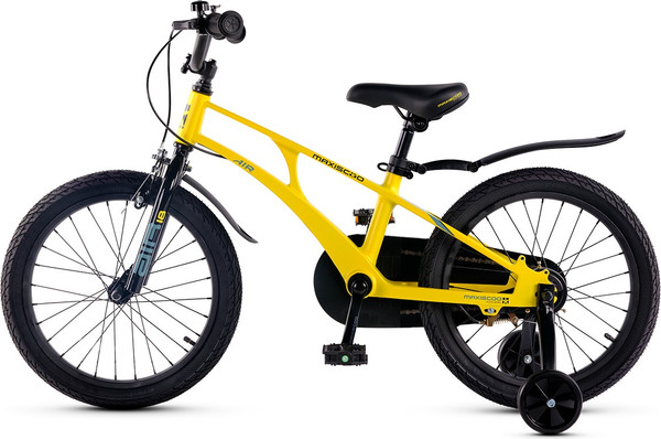 Изображение товара Детский велосипед Maxiscoo Air Стандарт 18 2025 / MSC-A1841 (желтый матовый, разобранный, в коробке)