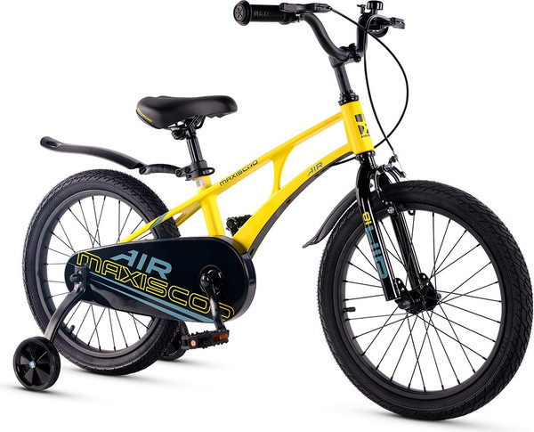 Изображение товара Детский велосипед Maxiscoo Air Стандарт 18 2025 / MSC-A1841 (желтый матовый, разобранный, в коробке)