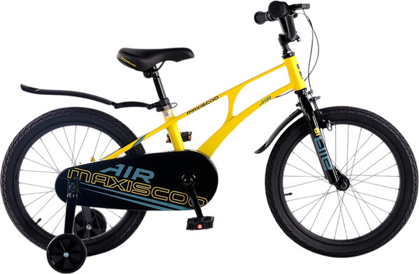 Изображение товара Детский велосипед Maxiscoo Air Стандарт 18 2025 / MSC-A1841 (желтый матовый, разобранный, в коробке)