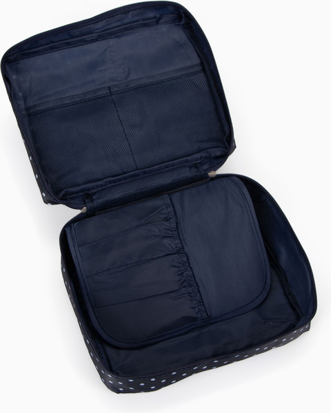 Изображение товара Косметичка Sima-Land Горошек. На молнии / 7081522 (темно-синий)