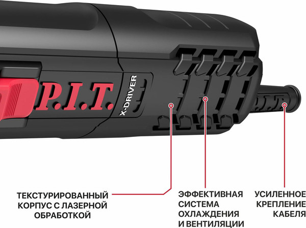 Изображение товара Угловая шлифовальная машина P.I.T PWS125-C8